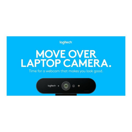 Logitech BRIO 4K Ultra HD webcam - Webcam - colore - 4096 x 2160 - audio - USB