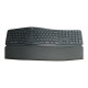 Logitech ERGO K860 - Tastiera - senza fili - 2.4 GHz, Bluetooth 5.0 - QWERTY - italiana - grafite