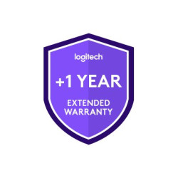 Logitech Extended Warranty - Contratto di assistenza esteso - 1 anno - per Logitech small room solution with Tap and MeetUp