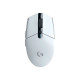 Logitech G G305 - Mouse - ottica - 6 pulsanti - senza fili - LIGHTSPEED - ricevitore wireless USB - bianco