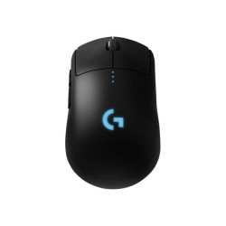 Logitech G Pro - Mouse - per destrorsi e per sinistrorsi - ottica - senza fili - LIGHTSPEED - ricevitore wireless USB