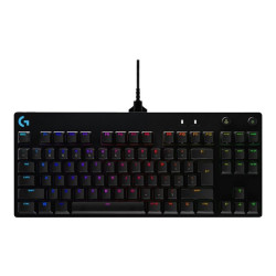 Logitech G Pro Mechanical Gaming Keyboard - Tastiera - retroilluminato - USB - USA Internazionale - interruttore: GX Blue Click