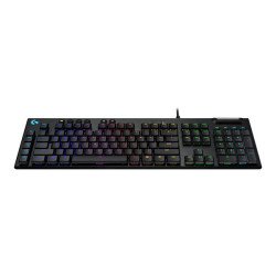 Logitech Gaming G815 - Tastiera - retroilluminato - USB - USA Internazionale - interruttore: GL Linear - nero