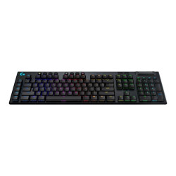 Logitech Gaming G915 - Tastiera - retrolilluminato - USB, Bluetooth, 2.4 GHz - QWERTY - USA Internazionale - interruttore: GL C