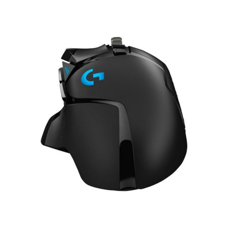 Logitech Gaming Mouse G502 (Hero) - Mouse - ottica - 11 pulsanti - senza fili, cablato - 2.4 GHz - ricevitore wireless USB