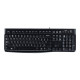 Logitech K120 - Tastiera - USB - italiana - nero - OEM