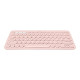 Logitech K380 Multi-Device Bluetooth Keyboard - Tastiera - senza fili - Bluetooth 3.0 - QWERTY - italiana - rosa