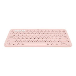 Logitech K380 Multi-Device Bluetooth Keyboard - Tastiera - senza fili - Bluetooth 3.0 - QWERTY - italiana - rosa