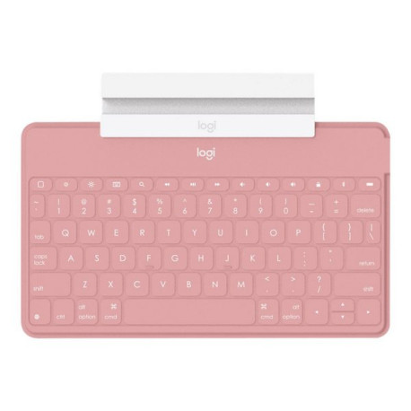 Logitech Keys-To-Go - Tastiera - Bluetooth - QWERTY - italiana - rosa blush - per Apple iPad/iPhone/TV