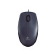 Logitech M100 - Mouse - per destrorsi e per sinistrorsi - ottica - 3 pulsanti - cablato - USB - nero