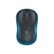 Logitech M185 - Mouse - ottica - senza fili - 2.4 GHz - ricevitore wireless USB - blu