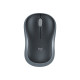 Logitech M185 - Mouse - ottica - senza fili - 2.4 GHz - ricevitore wireless USB - grigio