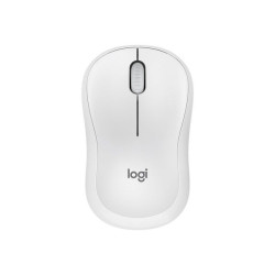 Logitech M240 Silent - Mouse - per destrorsi e per sinistrorsi - ottica - 3 pulsanti - senza fili - Bluetooth - Off-White