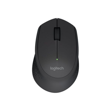 Logitech M280 - Mouse - per destrorsi - ottica - 3 pulsanti - senza fili - 2.4 GHz - ricevitore wireless USB - nero