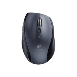 Logitech M705 - Mouse - per destrorsi - laser - senza fili - 2.4 GHz - ricevitore wireless USB - grigio