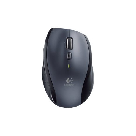 Logitech M705 - Mouse - per destrorsi - laser - senza fili - 2.4 GHz - ricevitore wireless USB - grigio