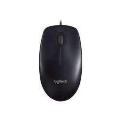 Logitech M90 - Mouse - per destrorsi e per sinistrorsi - ottica - cablato - USB