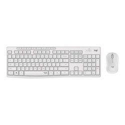 Logitech MK295 Silent - Set mouse e tastiera - senza fili - 2.4 GHz - italiana - bianco spento