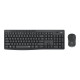 Logitech MK295 Silent - Set mouse e tastiera - senza fili - 2.4 GHz - italiana - grafite