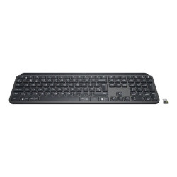 Logitech MX Keys - Tastiera - retroilluminato - Bluetooth, 2.4 GHz - QWERTY - italiana - grafite