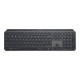 Logitech MX Keys - Tastiera - retroilluminato - Bluetooth, 2.4 GHz - QWERTY - USA Internazionale - grafite