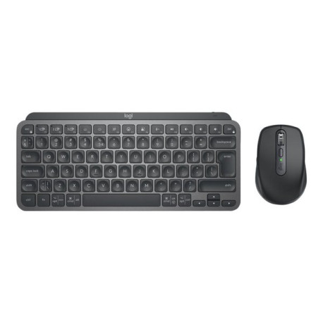 Logitech MX Keys Mini Combo for Business - Set mouse e tastiera - retroilluminato - senza fili - Bluetooth LE - QWERTY - italia