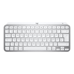 Logitech MX Keys Mini for Mac - Tastiera - retroilluminato - Bluetooth - QWERTY - italiana - grigio pallido - per Apple 10.2-in