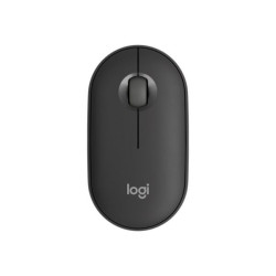 Logitech Pebble 2 M350s - Mouse - ottica - 3 pulsanti - senza fili - Bluetooth 5.2 LE - tonal graphite