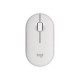 Logitech Pebble 2 M350s - Mouse - ottica - 3 pulsanti - senza fili - Bluetooth 5.2 LE - tonal white