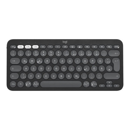 Logitech Pebble Keys 2 K380s - Tastiera - senza fili - Bluetooth LE - QWERTY - italiana - tonal graphite