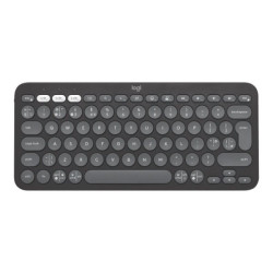 Logitech Pebble Keys 2 K380s - Tastiera - senza fili - Bluetooth LE - QWERTY - italiana - tonal rose