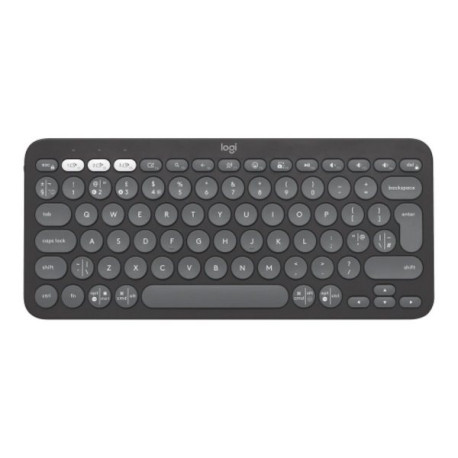 Logitech Pebble Keys 2 K380s - Tastiera - senza fili - Bluetooth LE - QWERTY - italiana - tonal rose