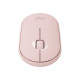 Logitech Pebble M350 - Mouse - ottica - 3 pulsanti - senza fili - Bluetooth, 2.4 GHz - ricevitore wireless USB - rosa