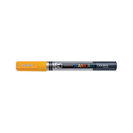 Lyra Graduate Mark All - Marcatore - bianco - inchiostro base acqua - 0.7 mm - fine