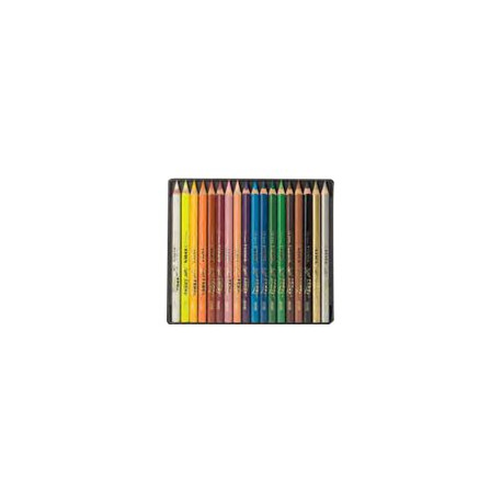 LYRA Super Ferby - Pastello colorato - colori assortiti - 6.3 mm - extra spesso (pacchetto di 18)