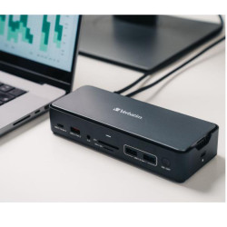 Verbatim Docking station USB C 15 IN 1 HDMI con SLOT SSD 8K PD80W