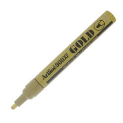 Marcatore permanente A 900 - a vernice - punta tonda - 2,3 mm - oro - Artline