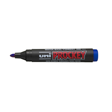 Marcatore Uni Prockey M122 - punta conica da 1,20-1,80mm  - blu - Uni Mitsubishi