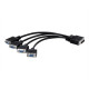 Matrox - Cavo dello schermo - LFH 60 pin (M) a HD-15 (VGA) (F) - per P/N: M9120-E512LAU1F, M9120-E512LPUF, M-M9120-E512LAU1F, P