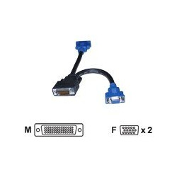 Matrox - Cavo VGA - HD-15 (VGA) (F) a LFH 60 pin (M) - 30 cm