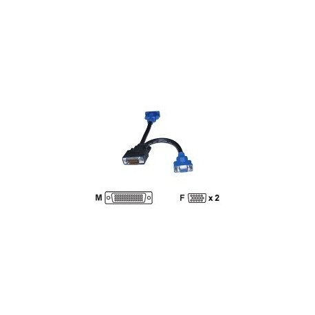 Matrox - Cavo VGA - HD-15 (VGA) (F) a LFH 60 pin (M) - 30 cm