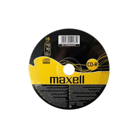 Maxell - 10 x CD-R - 700 MB (80 min) 52x - Brick