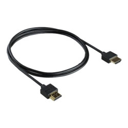 Meliconi HUT2M - Cavo HDMI con Ethernet - HDMI maschio a HDMI maschio - 2 m - tripla schermatura - supporto 4K