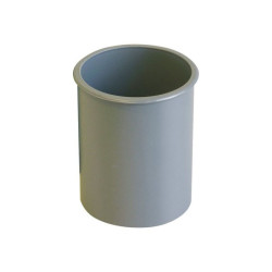 Methodo PS20 - Tazza per matite - 7 x 9 cm - polistirene - grigio