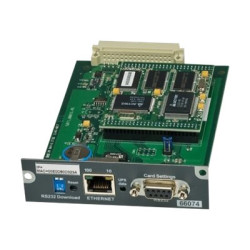 MGE SNMP/Web Card - Scheda controllo remoto - 100Mb LAN, RS-232 - 100Base-TX - grigio - per Eaton Upsilon STS- Comet 3000, S31-