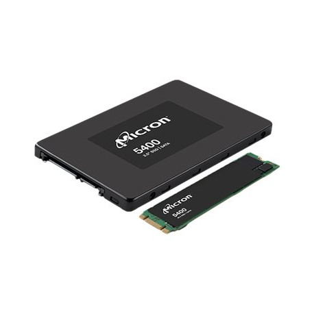 Micron 5400 PRO - SSD - Read Intensive - crittografato - 480 GB - hot swap - 2.5" - SATA 6Gb/s - 256 bit AES - Self-Encrypting 