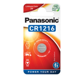 Micropila CR1216 - litio - Panasonic - blister 1 pezzo