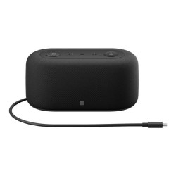 Microsoft Audio Dock - Vivavoce/dock station - cablato - USB-C - nero opaco - Certificato per i team Microsoft