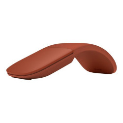 Microsoft Surface Arc Mouse - Mouse - ottica - 2 pulsanti - senza fili - Bluetooth 4.1 - rosso papavero - commerciale