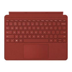 Microsoft Surface Go Type Cover - Tastiera - con trackpad, accelerometro - retroilluminato - italiana - rosso papavero - commer